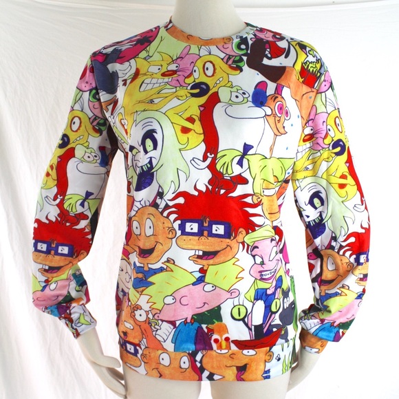 90s nickelodeon cartoon sweatshirt